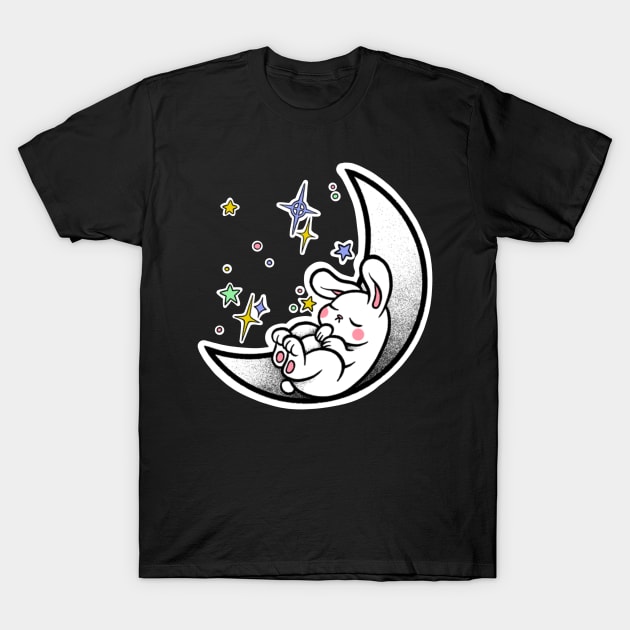 Dreaming bunny T-Shirt by Blanche Draw